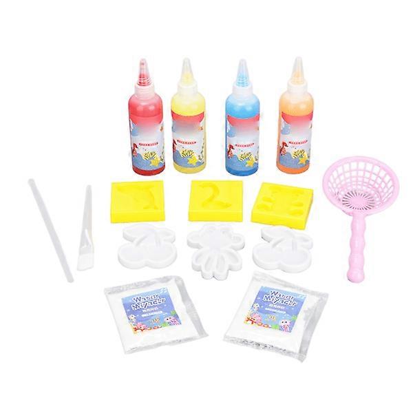 Water Elf Toy Set Leak-Proof Design Color Cognition Hands On Ability Water Elf Beads Animal Kit for Kids