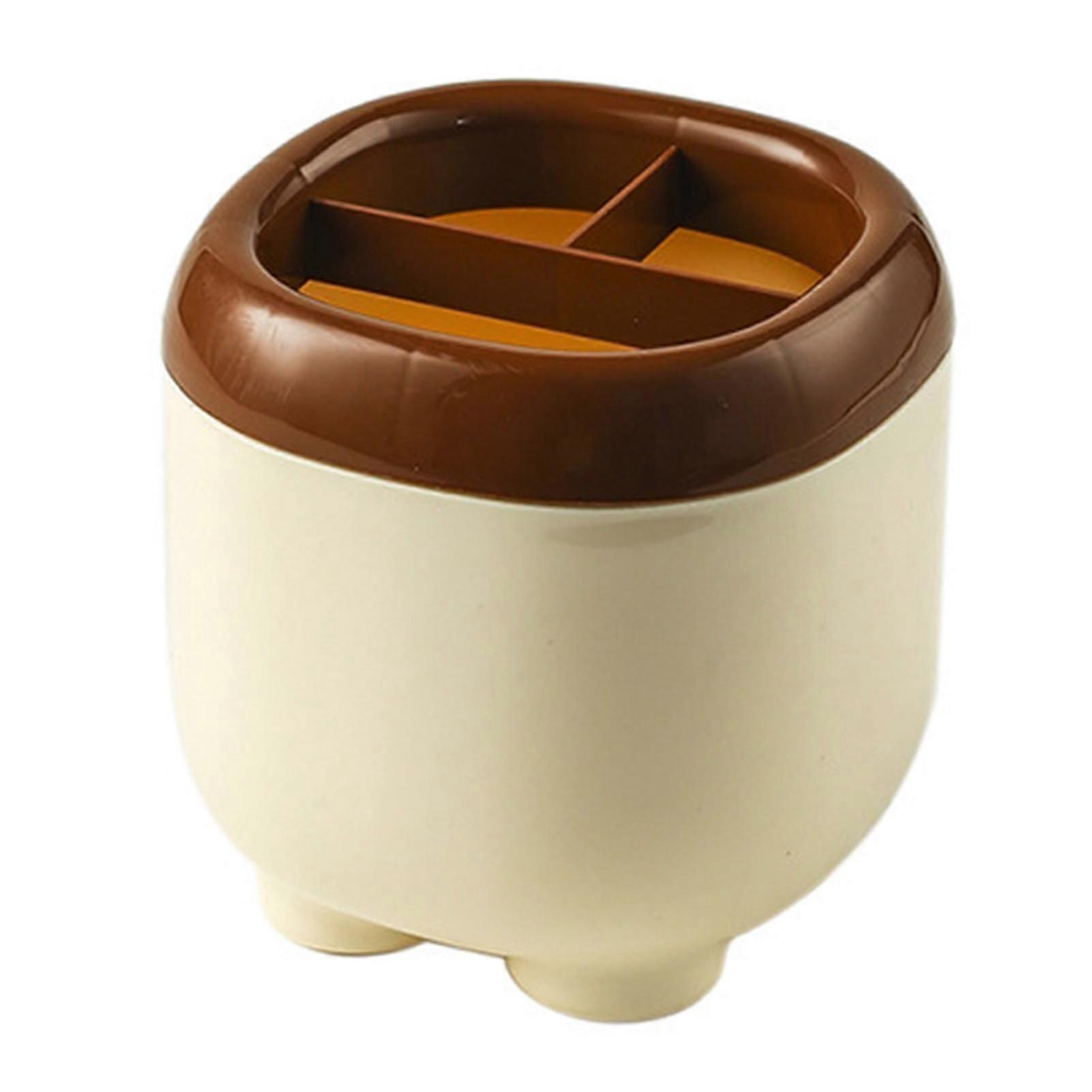 high capacity pen stand for desk plastic study table organiser