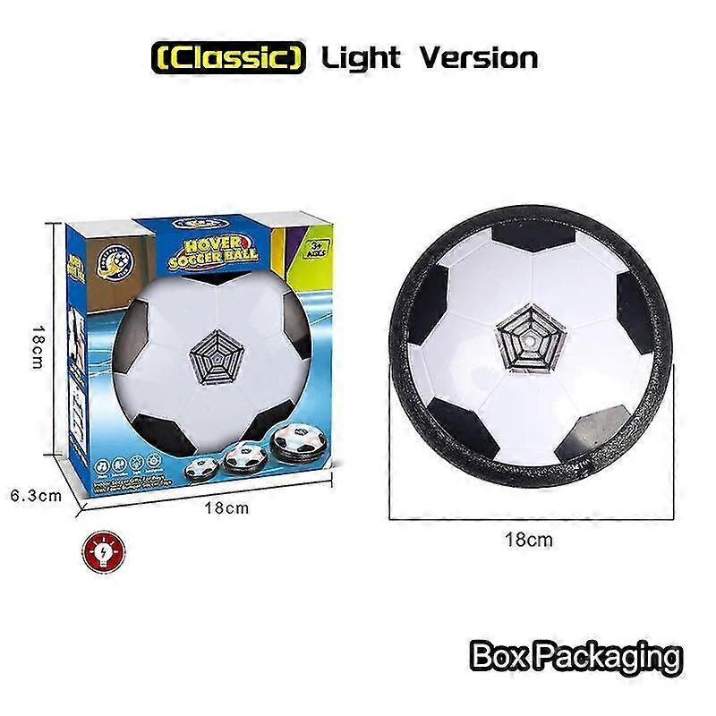 Sport Kids Levitate Suspending Soccer Ball Air Cushion Floating LED Hover Soccer Ball Air Power Training Playing Football Game