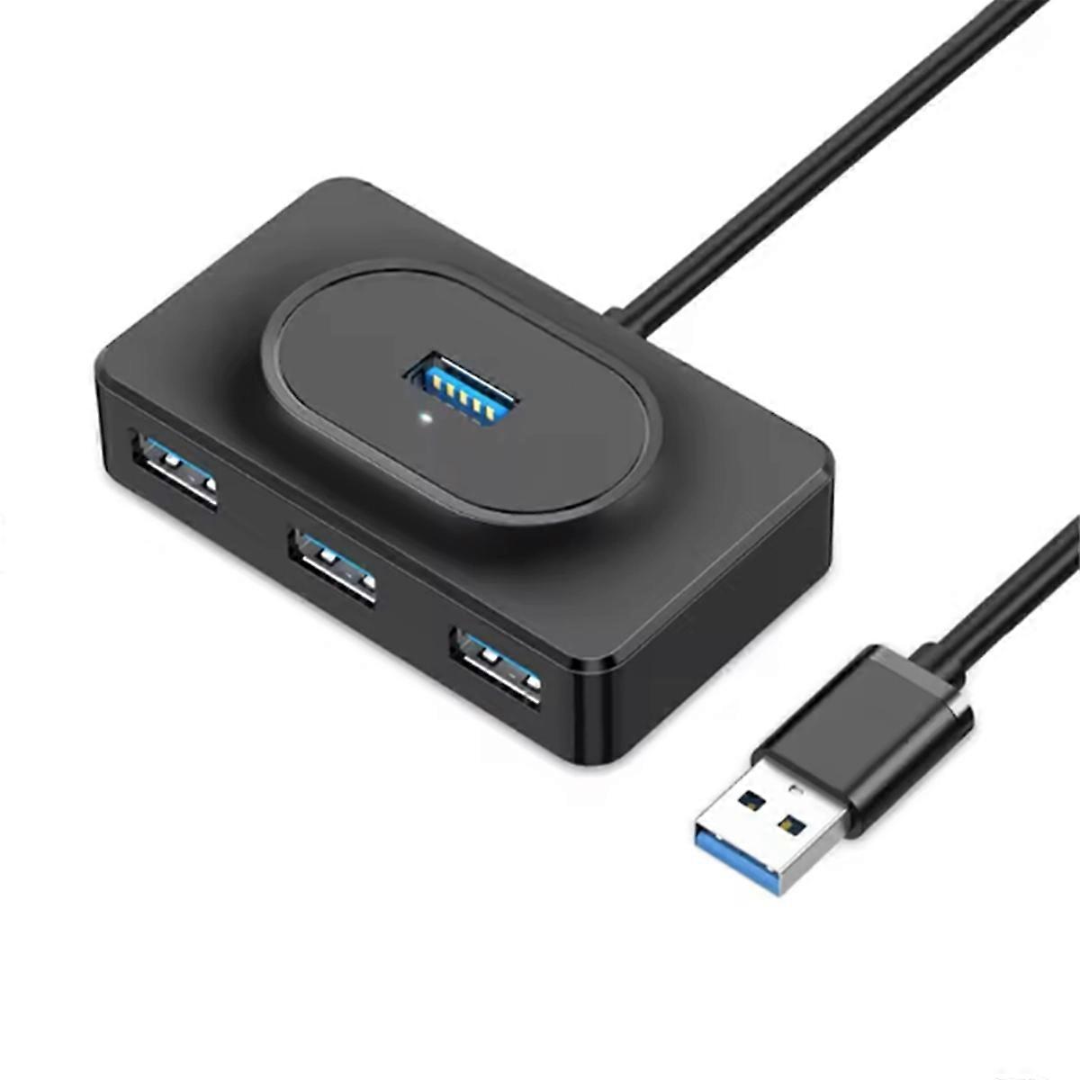 USB 3.0 Hub 4 Ports HUB Splitter Docking Station HUB USB 3.0 High Speed Hub One-to-Four Hard Drive Expansion Dock
