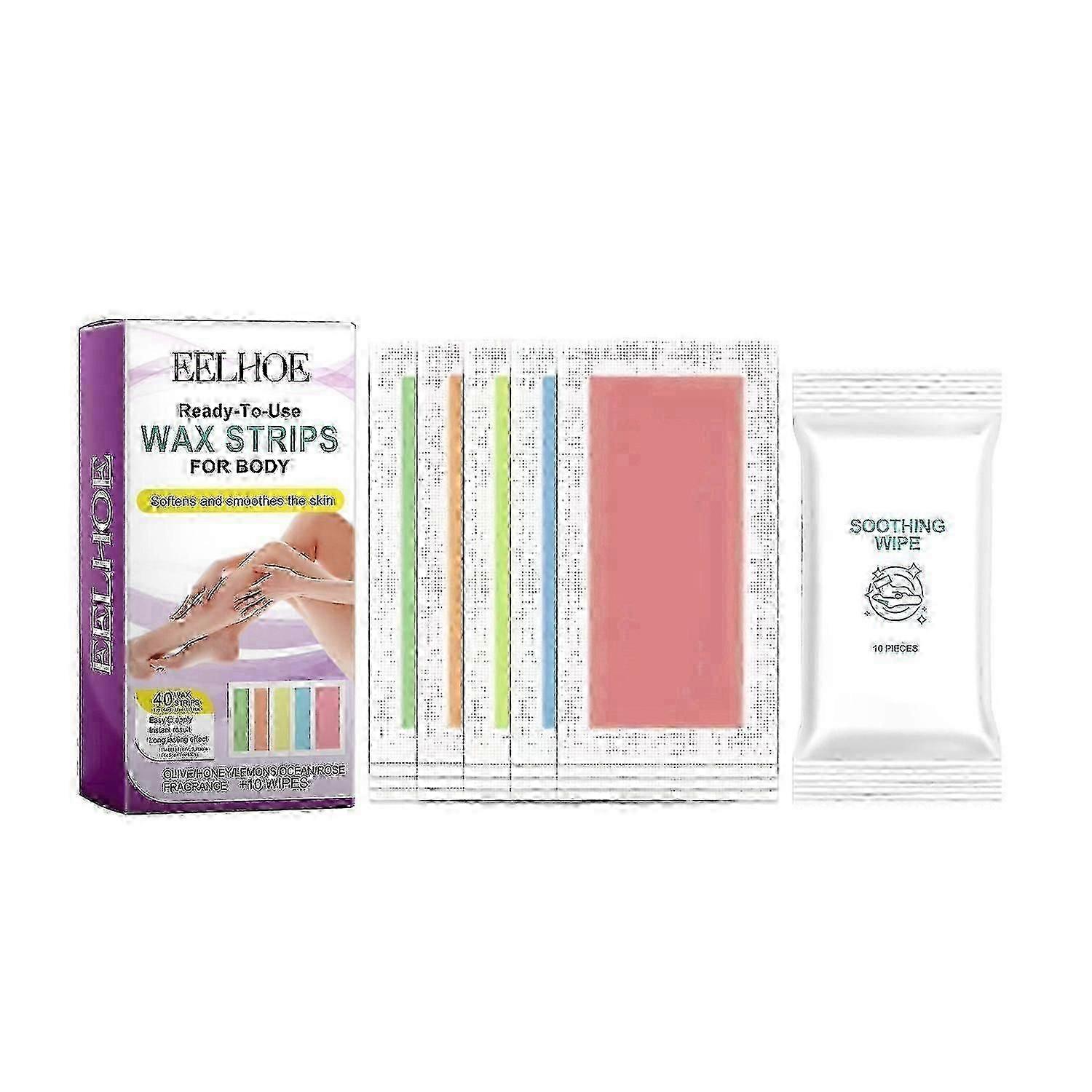 EELHOE Gewaxt Ontharingspapier, Arm Onderarm Dijhaar Algemeen Snel Ontharing Mild En Niet-Irr