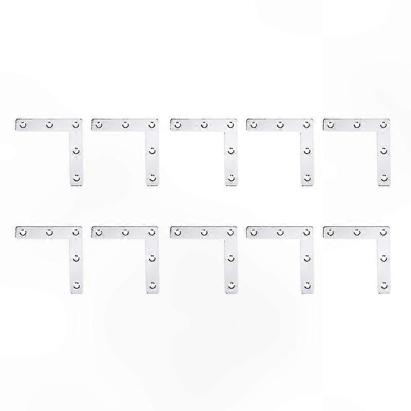 10-Pack Metal Corner Braces for Construction Projects