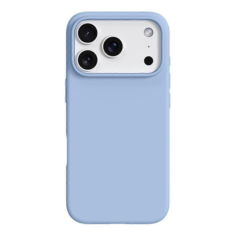 Para iPhone 17 Pro Capa Ultra Fina de Silicone Líquido + PC Anti-Risco Capa de Telefone com Câmera Touch Co