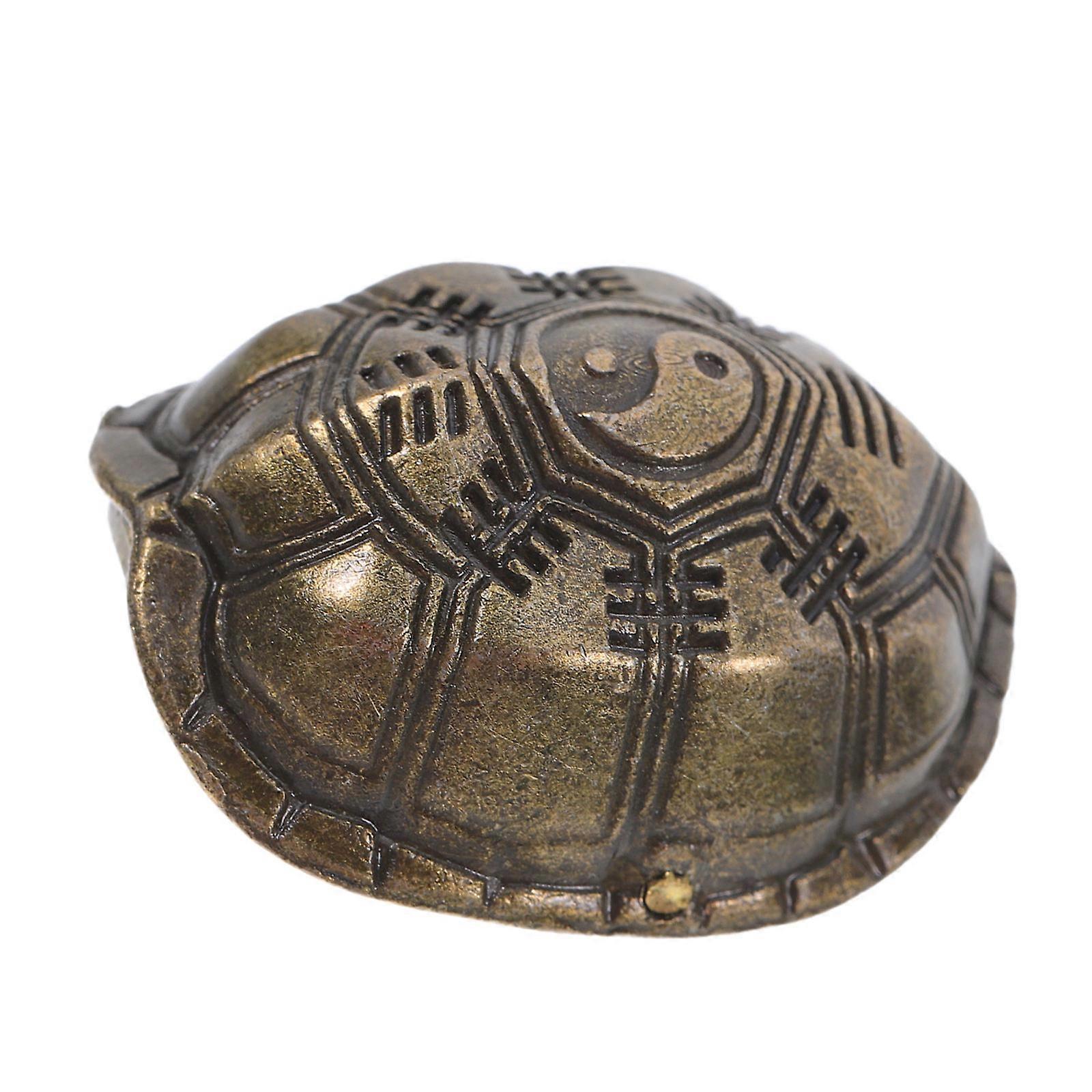 Good Luck Turtle Figurines Mini Divination Turtle Shell for Feng Shui