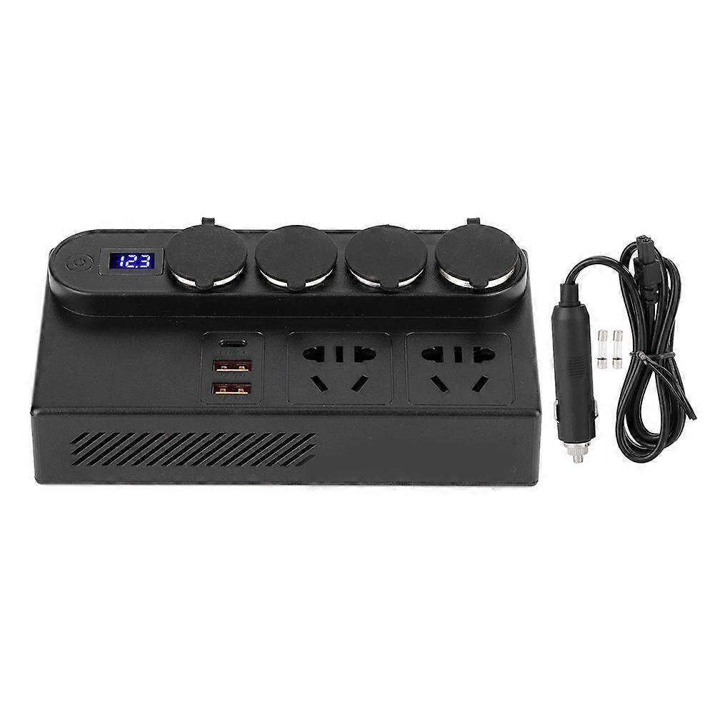 12-24V to USB car power converter 200W with fast charging