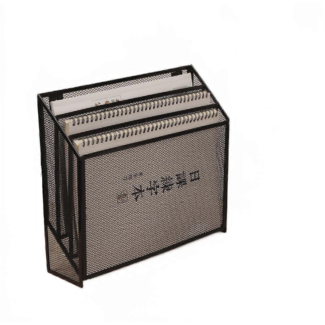 Book File Storage Box Rack, Desktop Desk File Rack, Wall-mounted Multi-function File Storage Bookshe