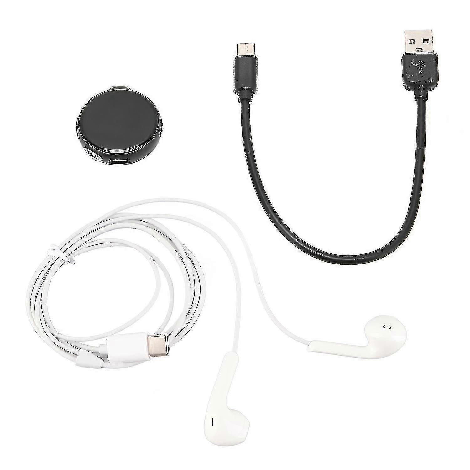 Round Voice Recorder 35 Hours Battery Time OTG Function Voice Activated Recorder compatible with Lec