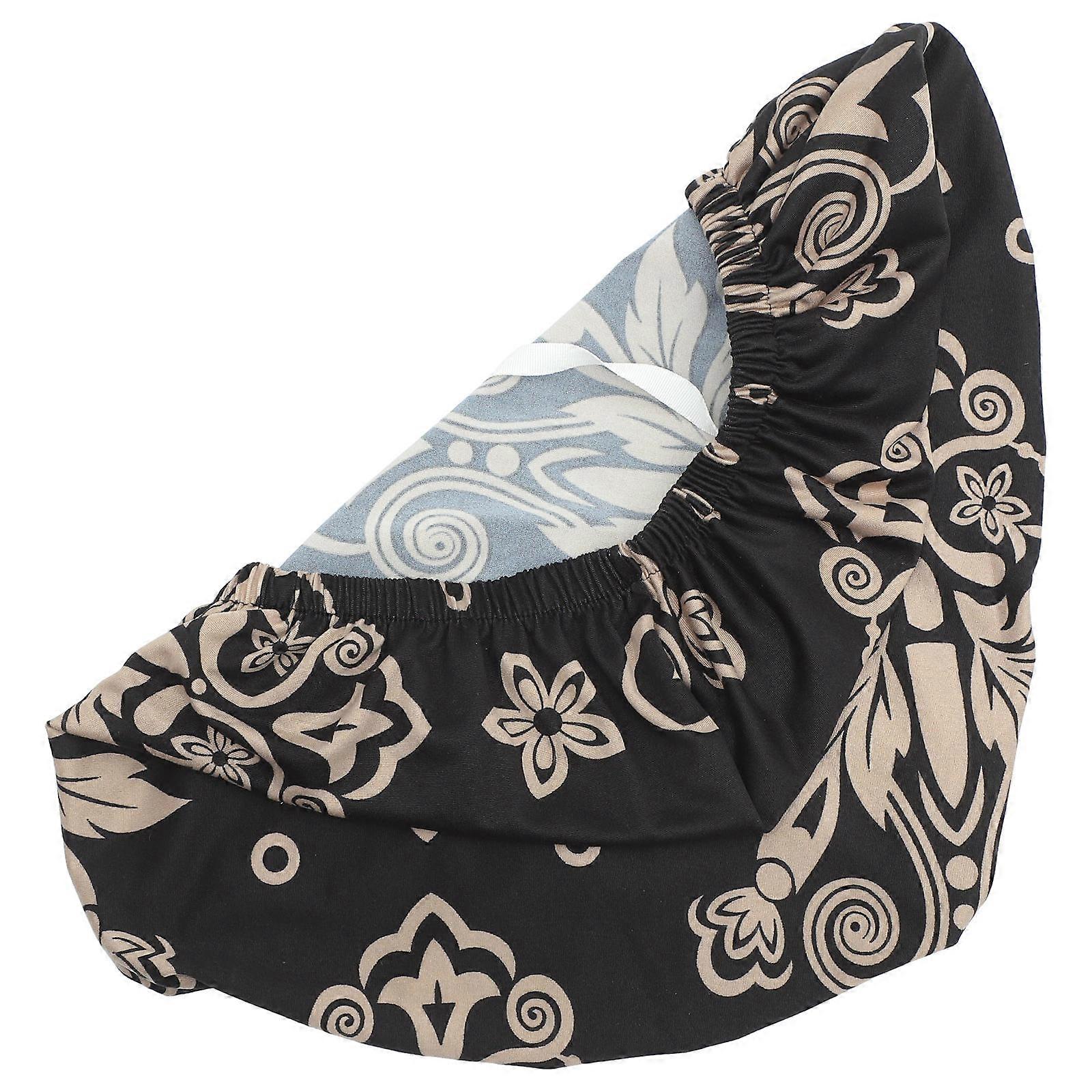 Stretchable Chair Cover Chair Protector with Printed Black Fabric