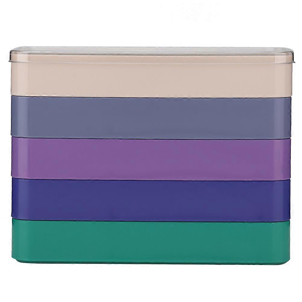 5 Layer Watch Parts Storage Box Watch Tool for Screw Component Movement Hardware Part (Rectangle)