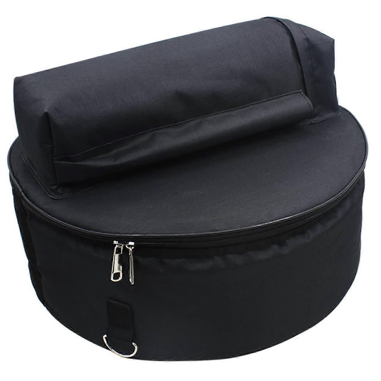 Drum Bag Backpack Portable Snare Drum Storage With Smooth Zipper Adjustable Shoulder Straps Travel Bag For Musicians