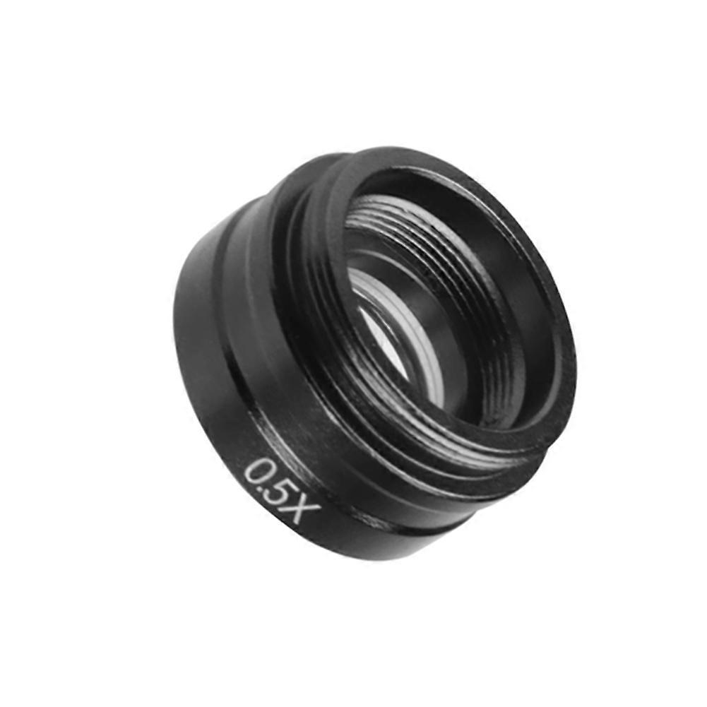 0.5X Auxiliary Barlow Lens 25mm Thread Diameter Suitable for C-Mount Zoom Lens Increase Focus Field