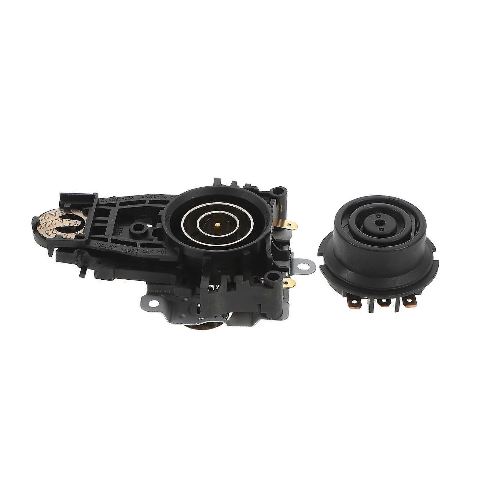 Thermostat Switch For Electric Kettle 2 Pairs Bimetal Sensor Compatible With Coffee Conductivity Black
