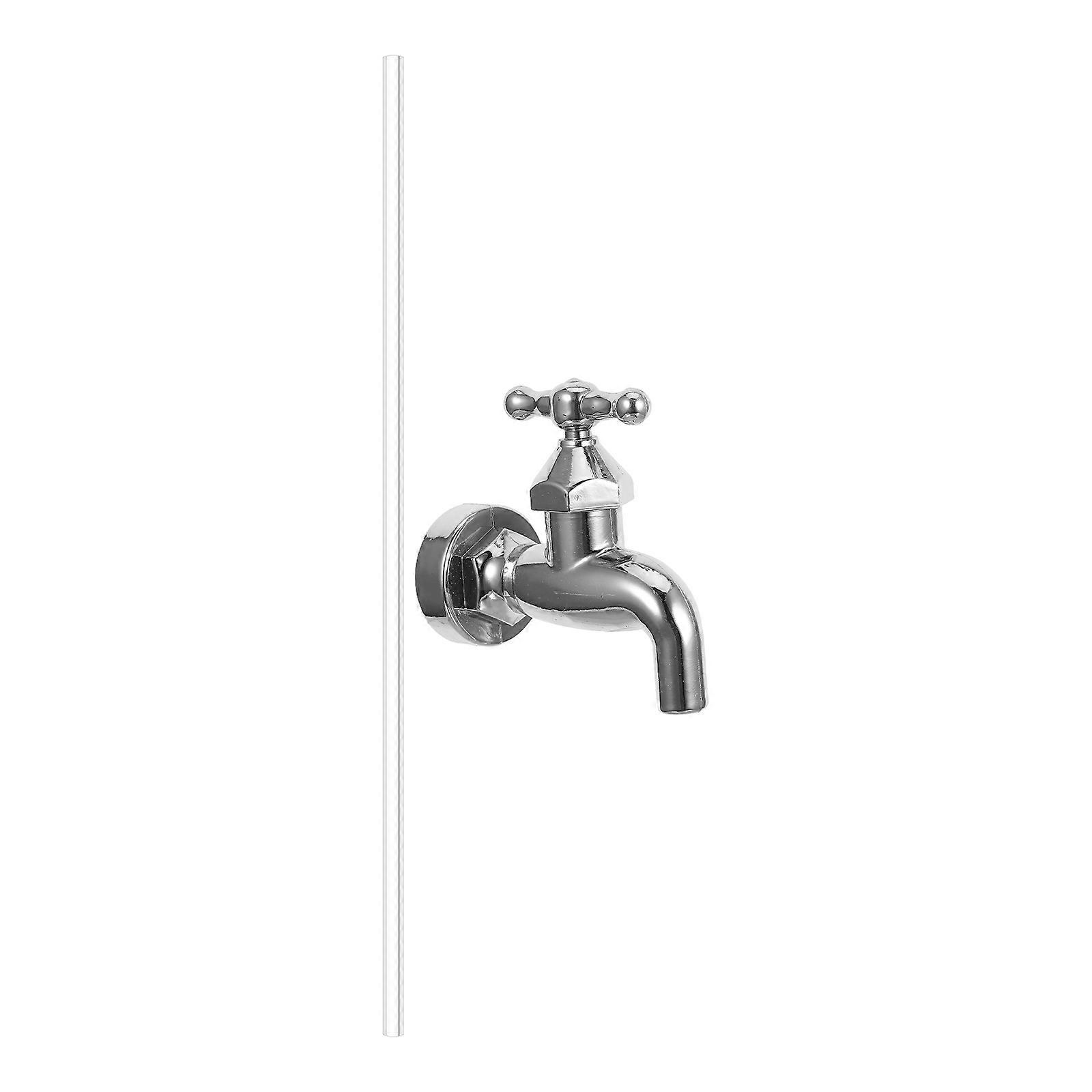 Courtyard Water Fountain Invisible Acrylic Tube Spout Flow Control 2Sets