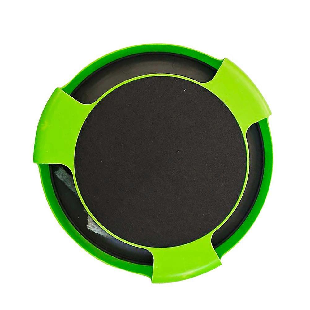 Pet Cat Toy 3 Pcs Funny Mouse Amusement Plate Indoor Use Green Compact Design Scratching Prevention Board