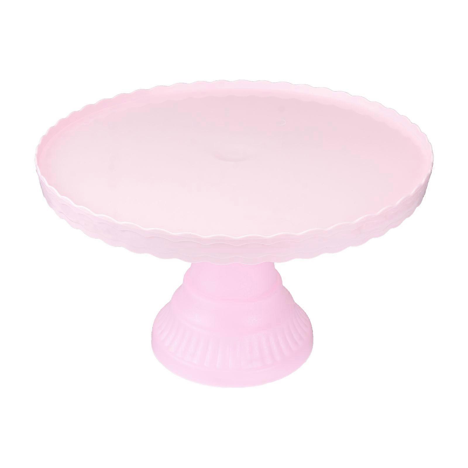 Modern Dessert Presentation Holder For Hosts At Bridal Shower And Baptism Events 32.5X32.5X19.5CM Pink 1Pack