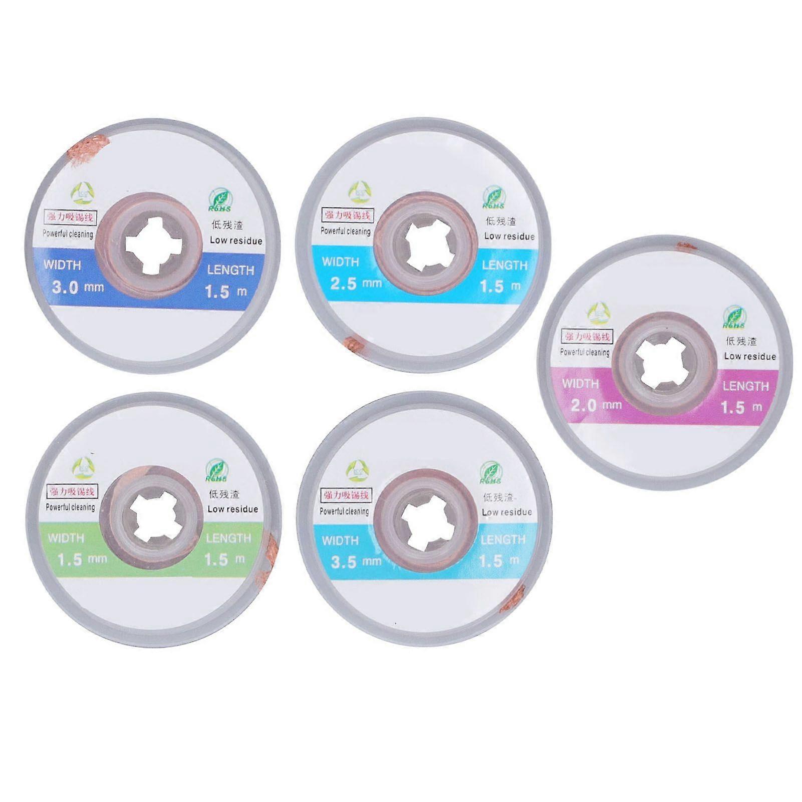 High quality  5-piece set of desoldering wire desoldering belt desoldering belt