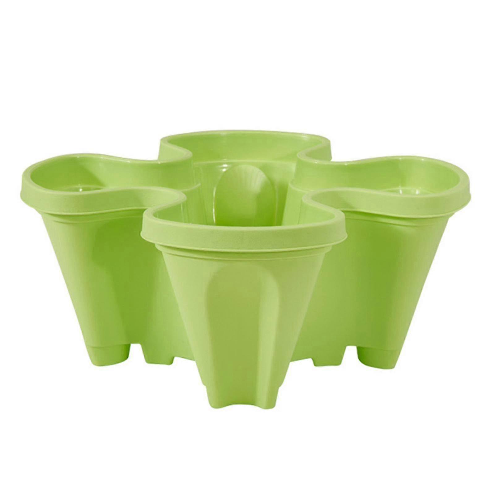 2025 Stack-up Type Stereoscopic Flower Pot Plastic Stackable Vertical Flower Plant Pot For
