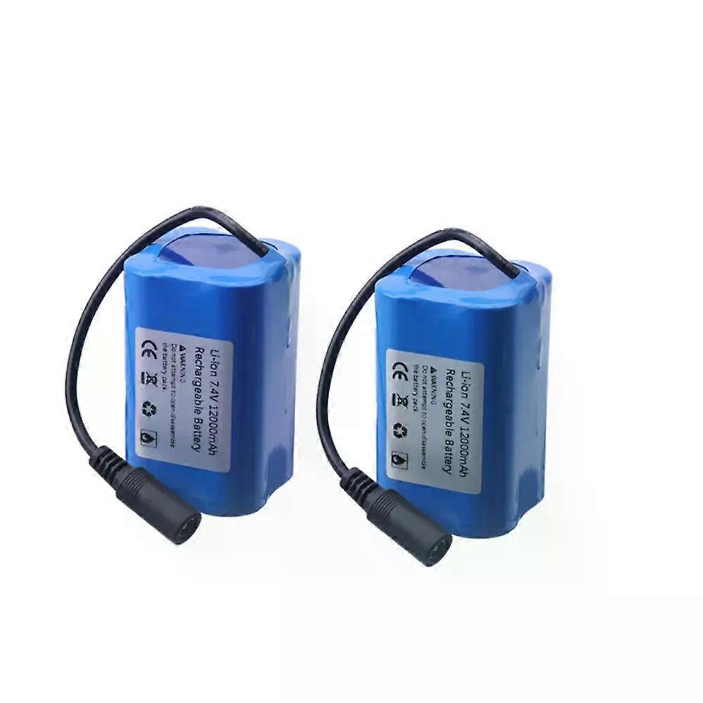 7,4 V 12000 mAh Batterie Für T188 T888 2011-5 V007 C18 H18 V18 D18B FX88 Fernbedienung RC Angeln köder Boot Batterie Teile + Ladegerät