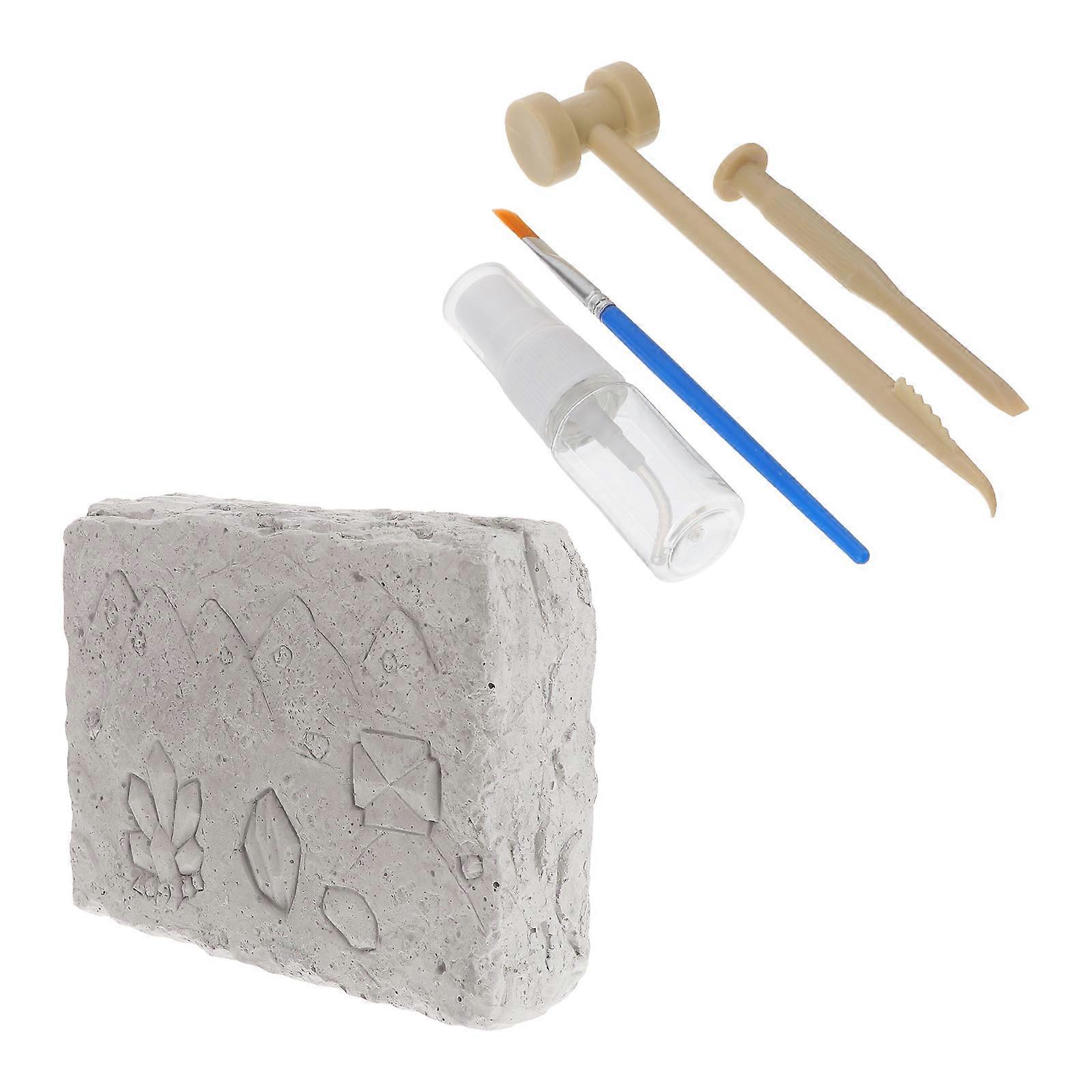 Stone Excavating Toy Interactive Archaeology Set for Kids 3Sets