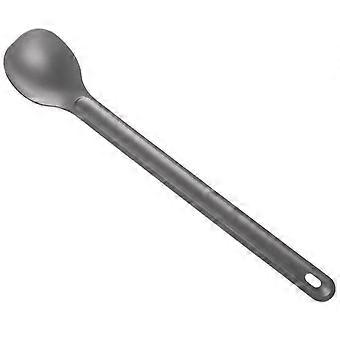1 Stück Titanlöffel 21,5 cm x 3,9 cm Campinglöffel Outdoor-Geschirr Langstieliger Titanlöffel (verheddern)