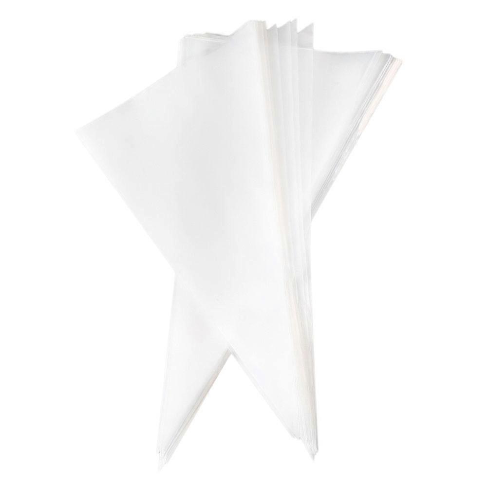 Baking Decoration Tools Cake Frosting Bags for Cookies Transparent Triangular Food Safety Function 50Pcs