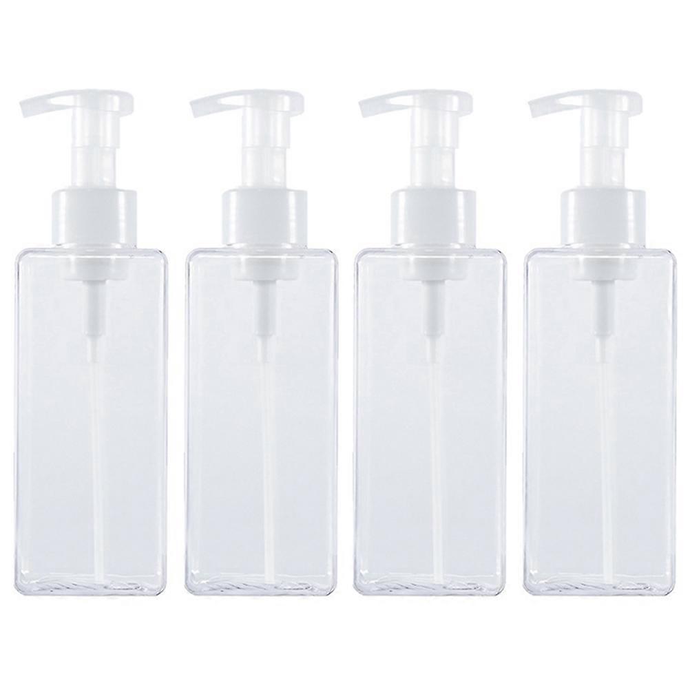 Lotion Bottle Transparent Liquid Push Down Pump Dispenser for Storage Use 12Pcs