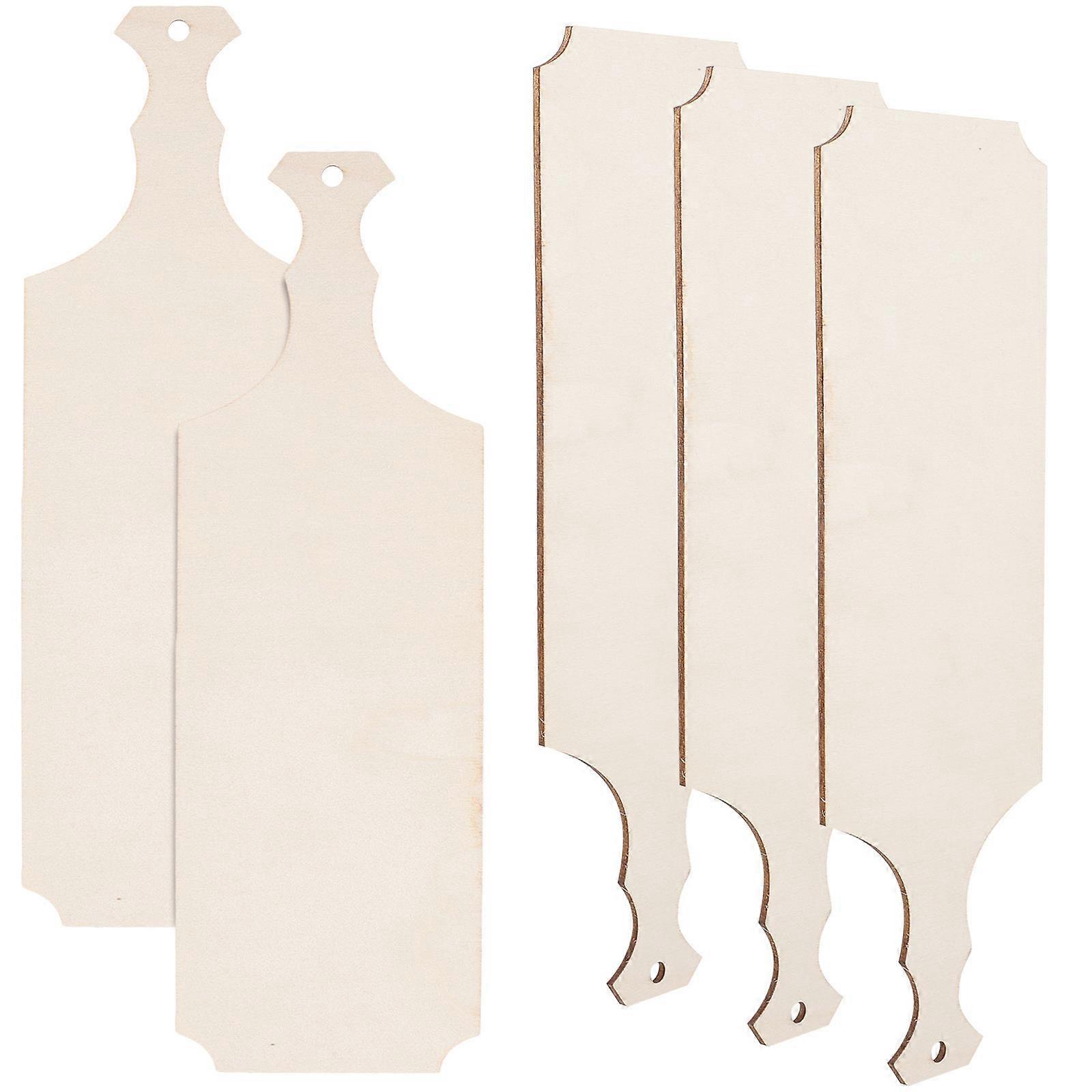 Wood For Crafts 5Pcs Handy Design Cutting Boards For Family Activities And DIY Projects Ivory Rectangular Shape