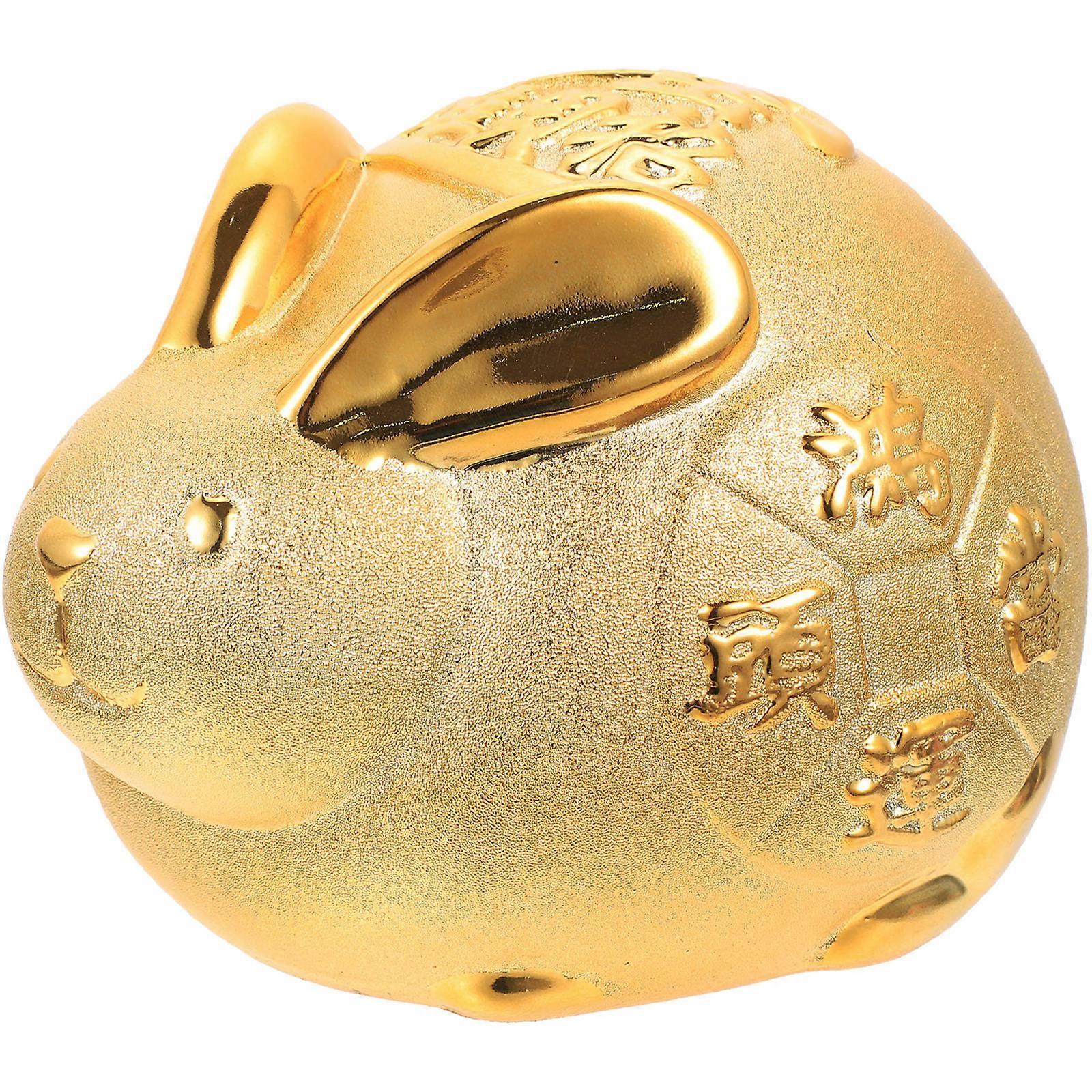 Bunny Piggy Bank Rabbit Model Coin Container for Storage Use 3Pcs