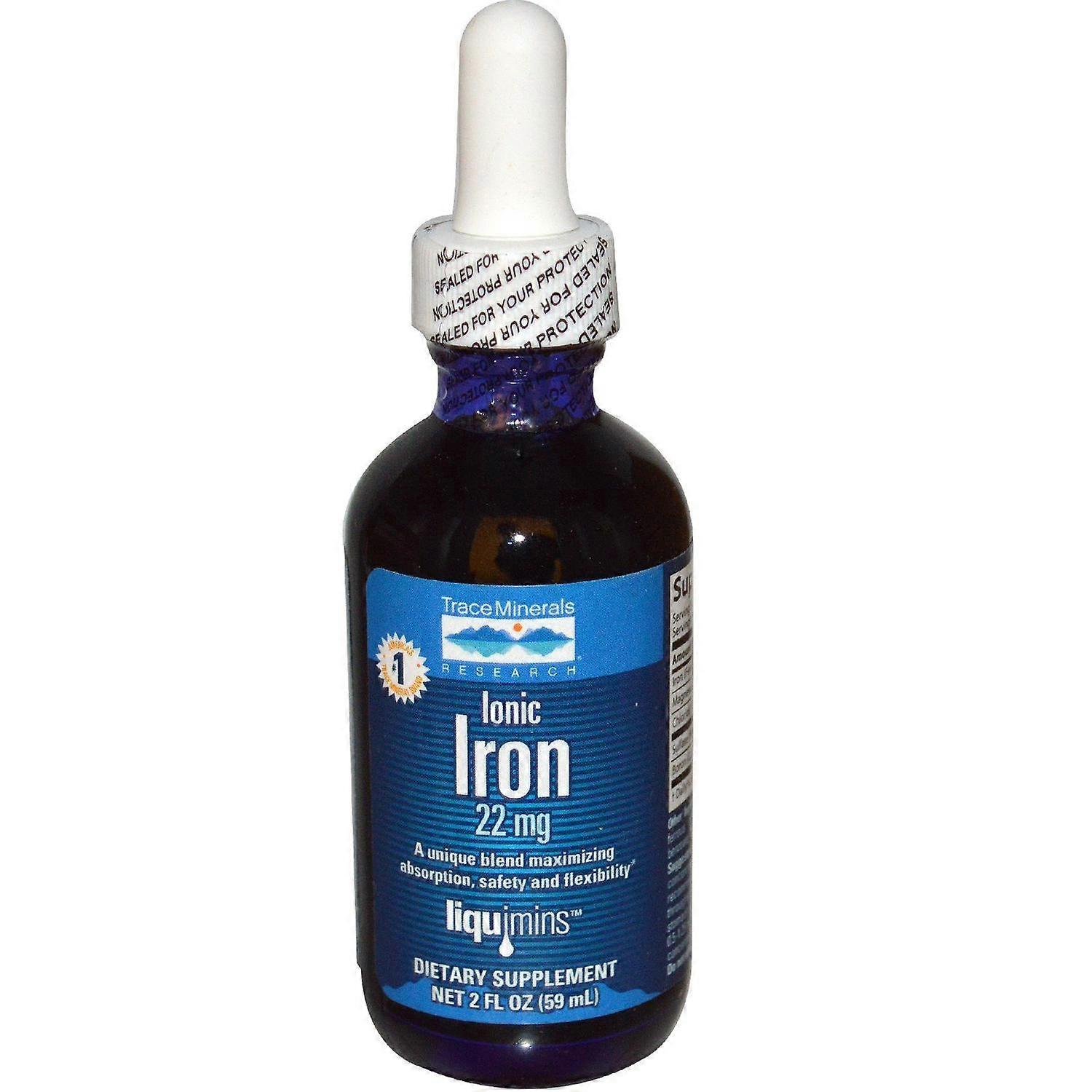 Trace Minerals Research, Ionic Iron, 22 mg, 1.9 fl oz (56 ml)
