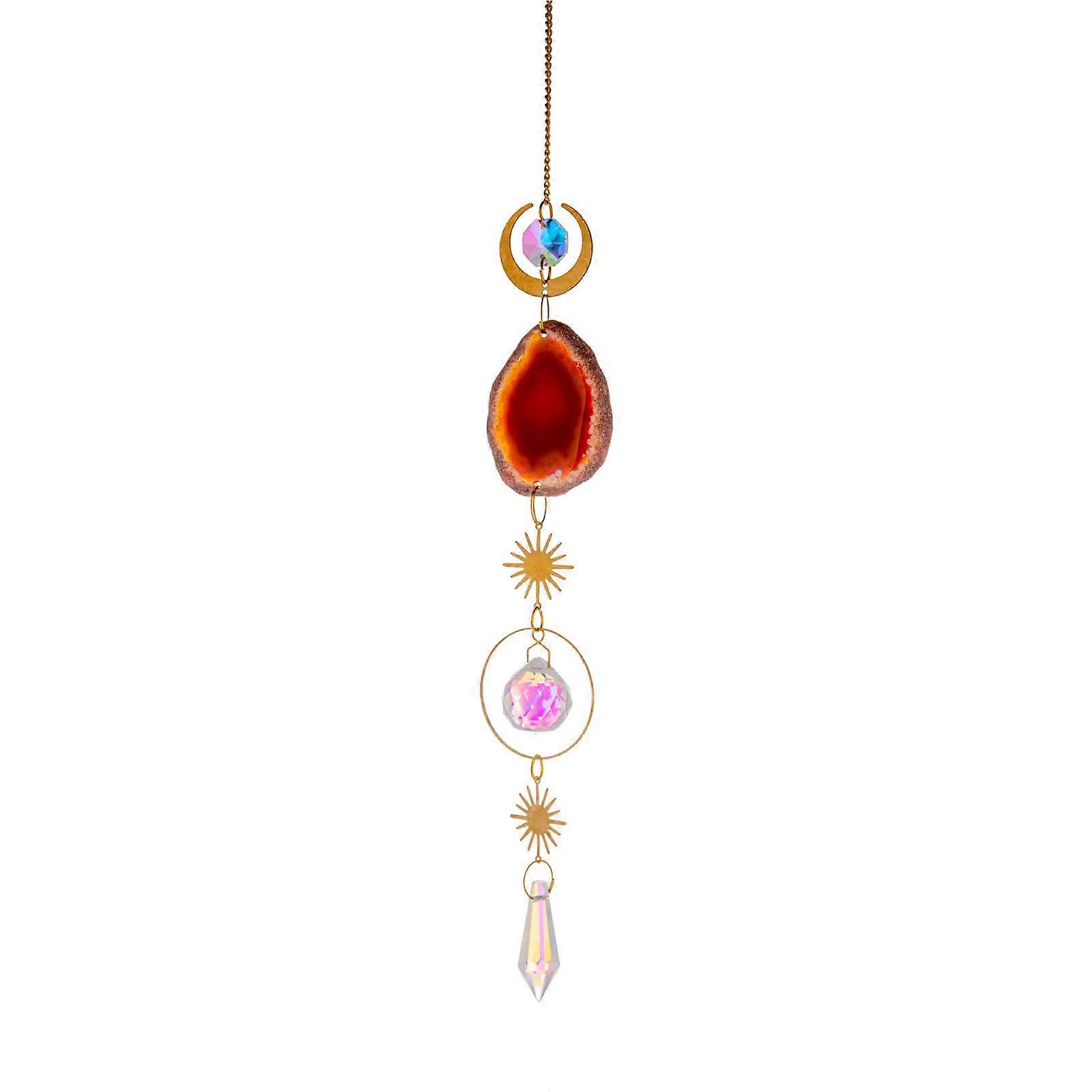 Crystal Pendant Windchime For Festival Decor Dorm Room Decor Bedroom Wall Window Decoration Decorative Crystal Charm