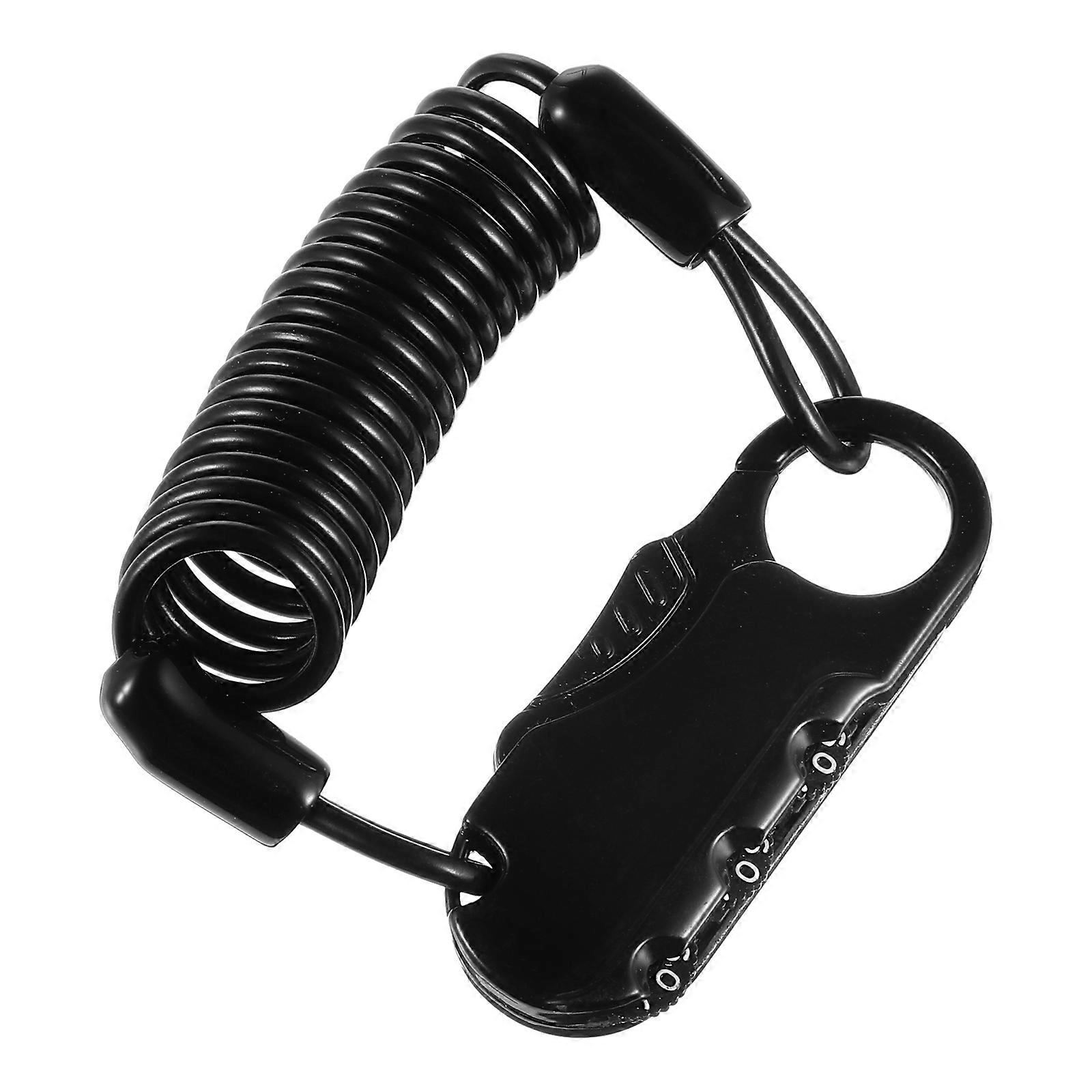 Lock Cable Lock Motorcycle Anti-Theft with Password 2Pcs