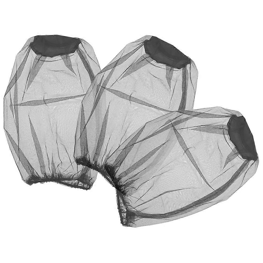 Outdoor Bug Net Mosquito Hat Mesh Netting for Protection 15Pcs