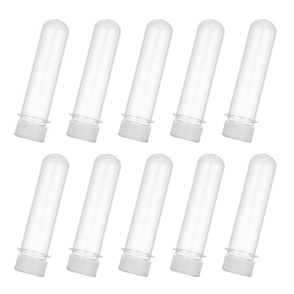 Plastic Test Tubes with Caps for Candy Storage Use 50Pcs Clear Tubes