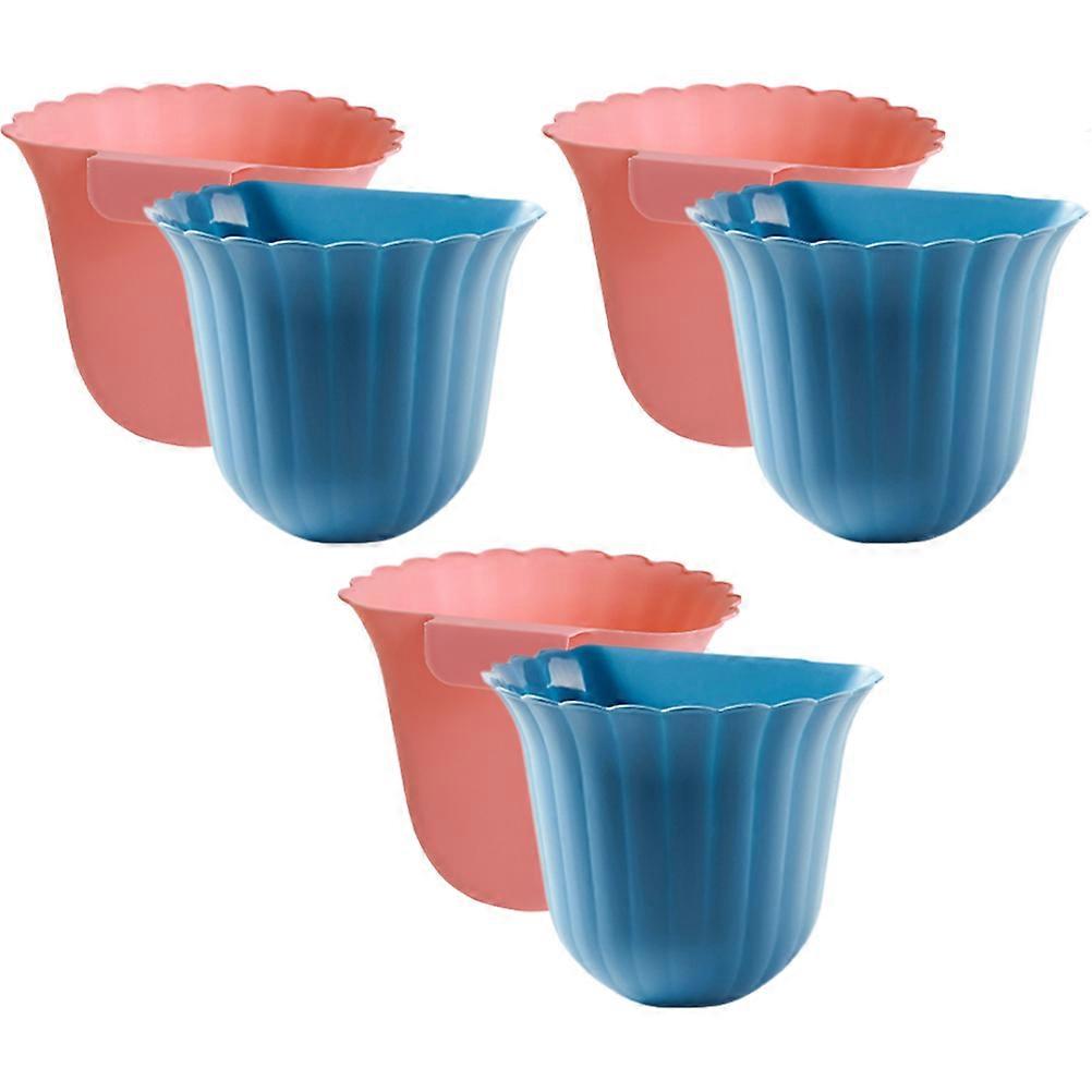 Kitchen Waste Bin Wall Mounted Trash Container for Home 12Pcs