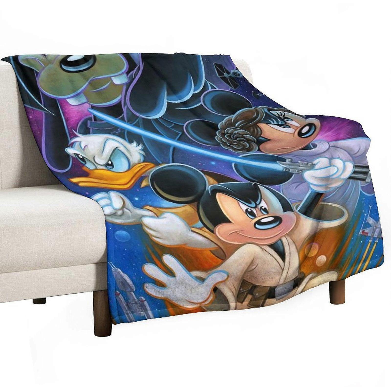 Goofy Throws Blanket 40"x50" Multi-size Super Soft Cozy Warm Fabric Blanket for Bed Sofa Camping Travel All Seasons Lightweight