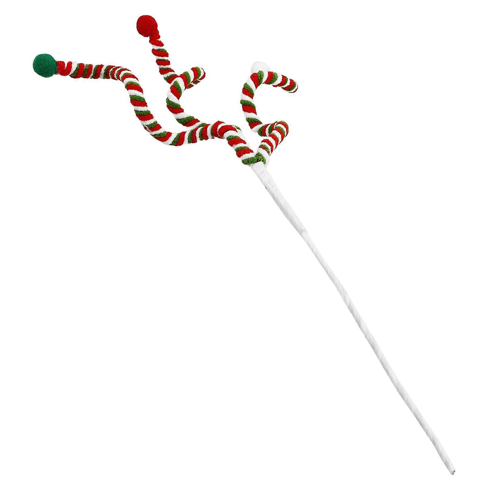 5Pcs Candy Colored Woolen Bell Tree Ornaments For Creating Joyful Atmosphere In Home Office Christmas Parties