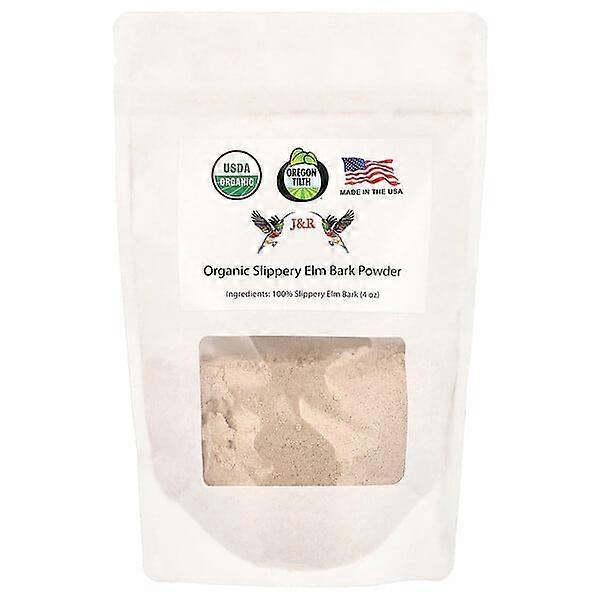 J&R Port Trading, Organic Slippery Elm Bark Powder, 4 oz