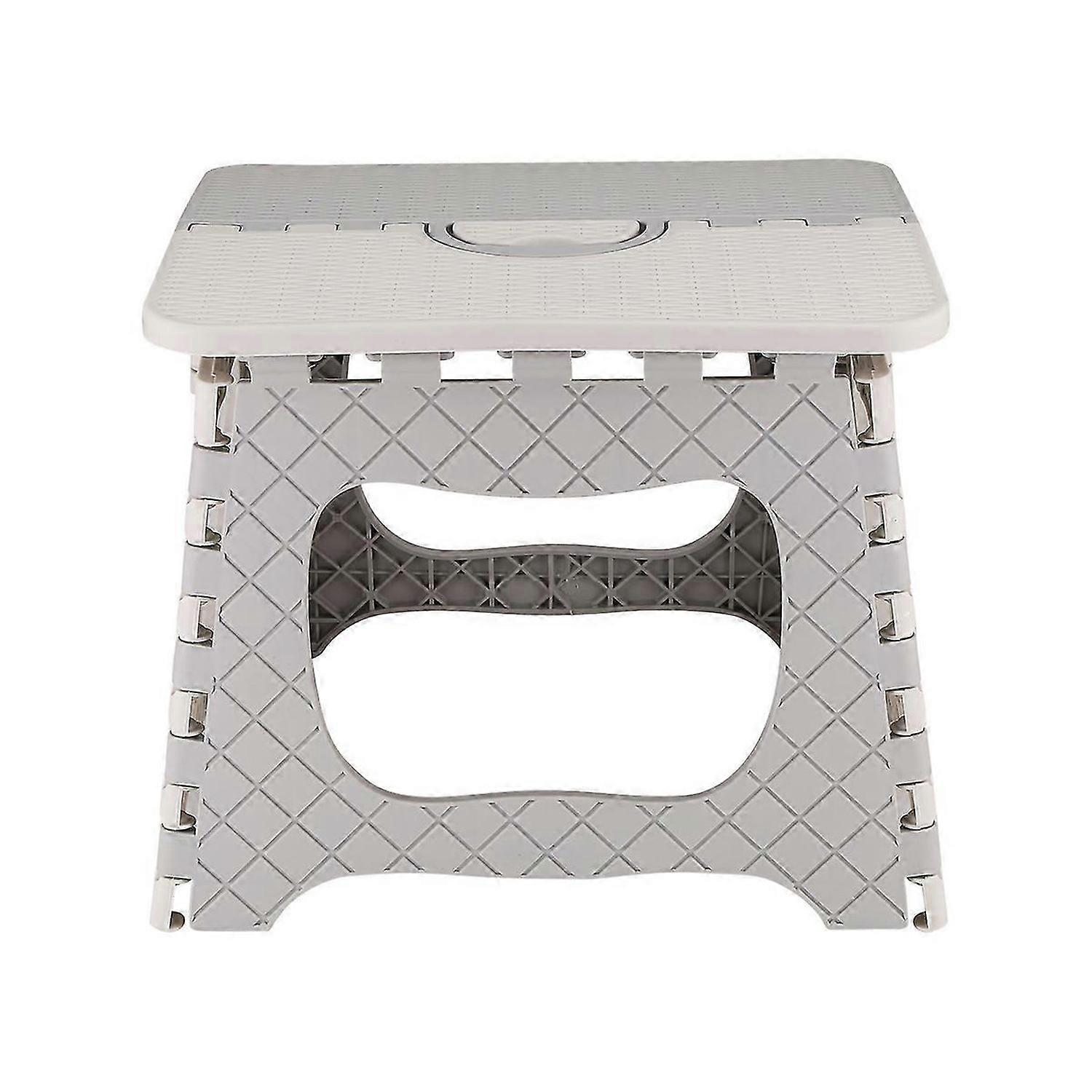 Folding Step Stool - Portable, Small Size for Easy Storage, Easy for Adults to Use in the Bathroom,