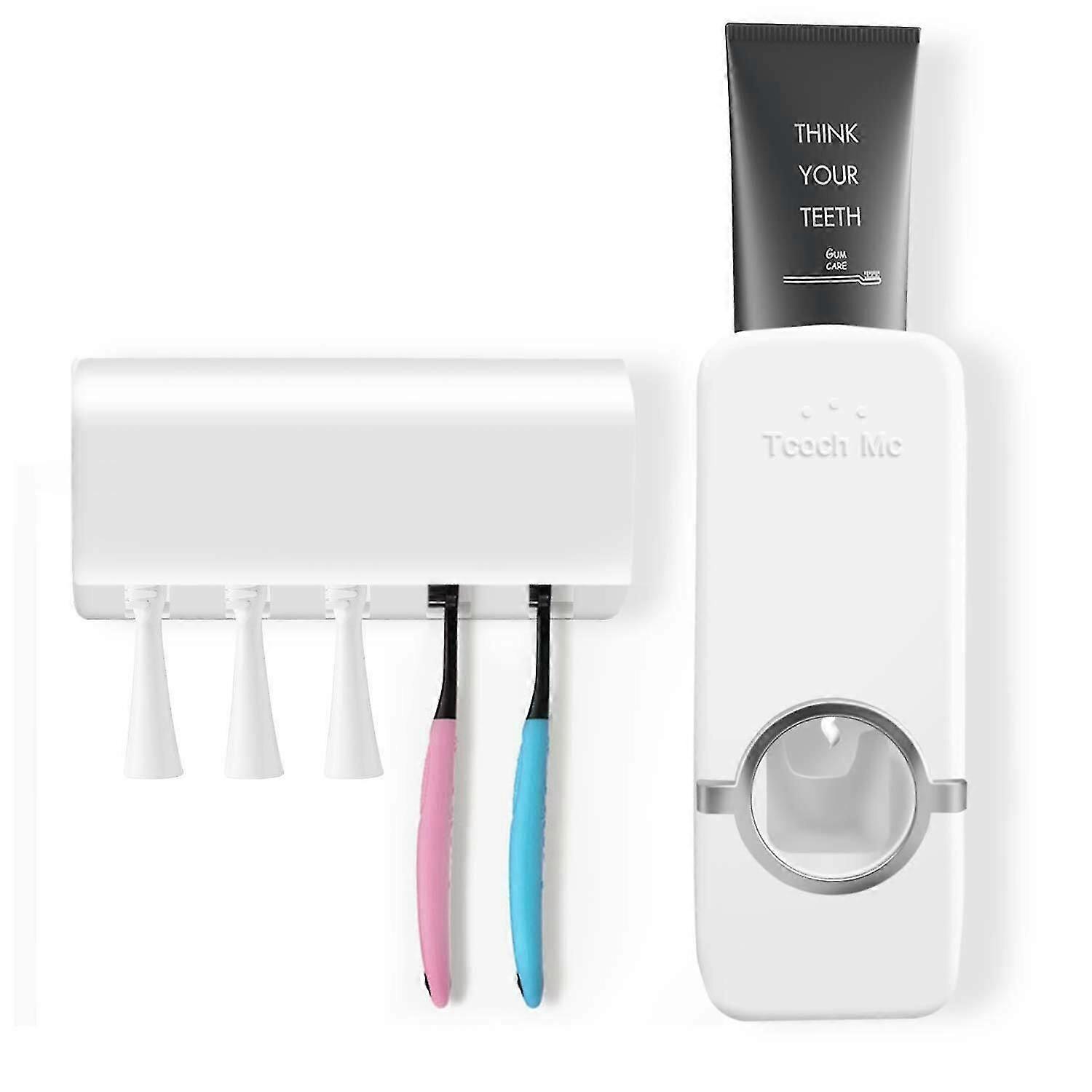 歯磨きディスペンサー+5電動歯ブラシブラシヘッドホルダーチューブセット