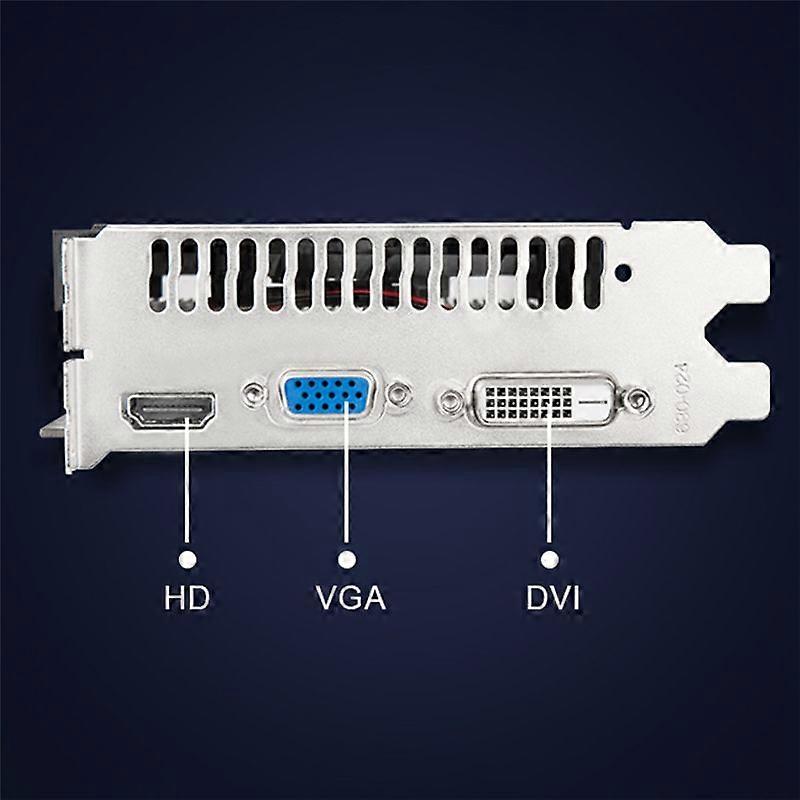 GTX750TI DDR5 4 جيجابايت بطاقة رسومات 128 بت 1020/1350 ميجا هرتز 28 نيوتن متر PCle X16 3.0