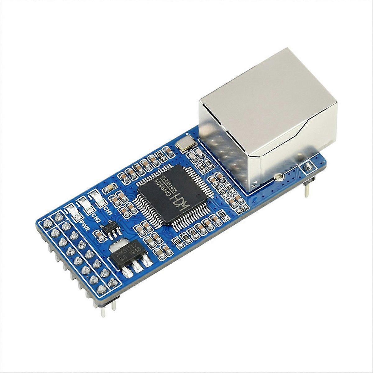  2-CH UART to ETH Ethernet Converter Transmission Module