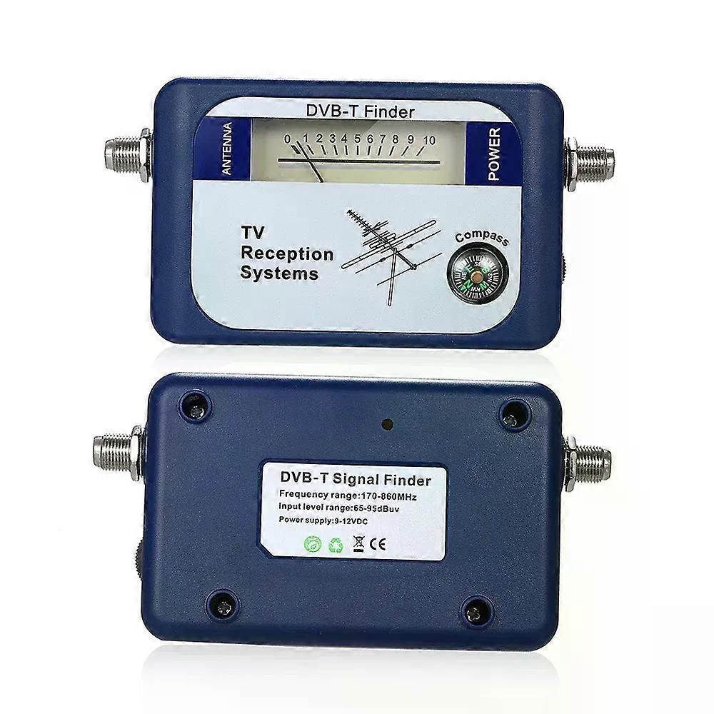 DVB-T Digital Satellite Signal Finder Meter Aerial Terrestrial TV Antenna with Compass TV Reception Systems
