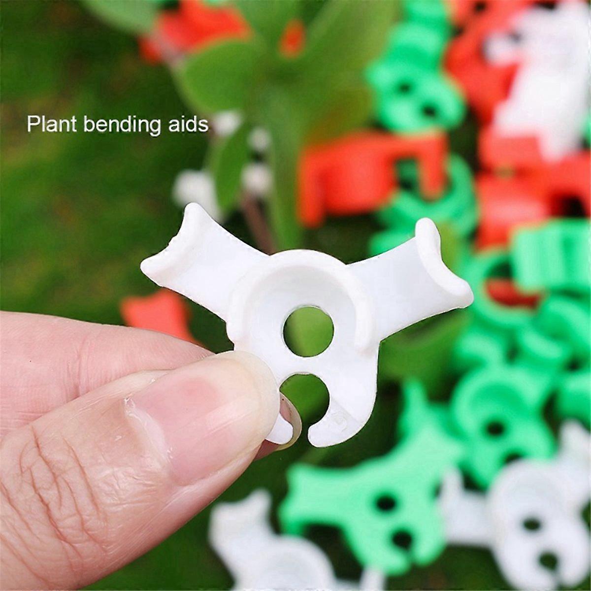 150pcs Plant Clips Bending Tool for Flower Vines Training White
