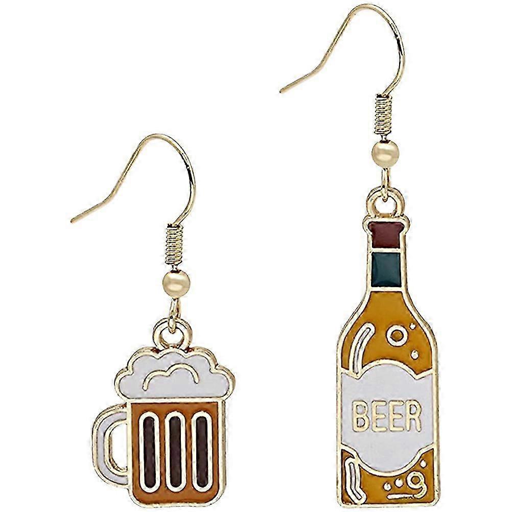 Beer Bottle Drop Earrings for Women's