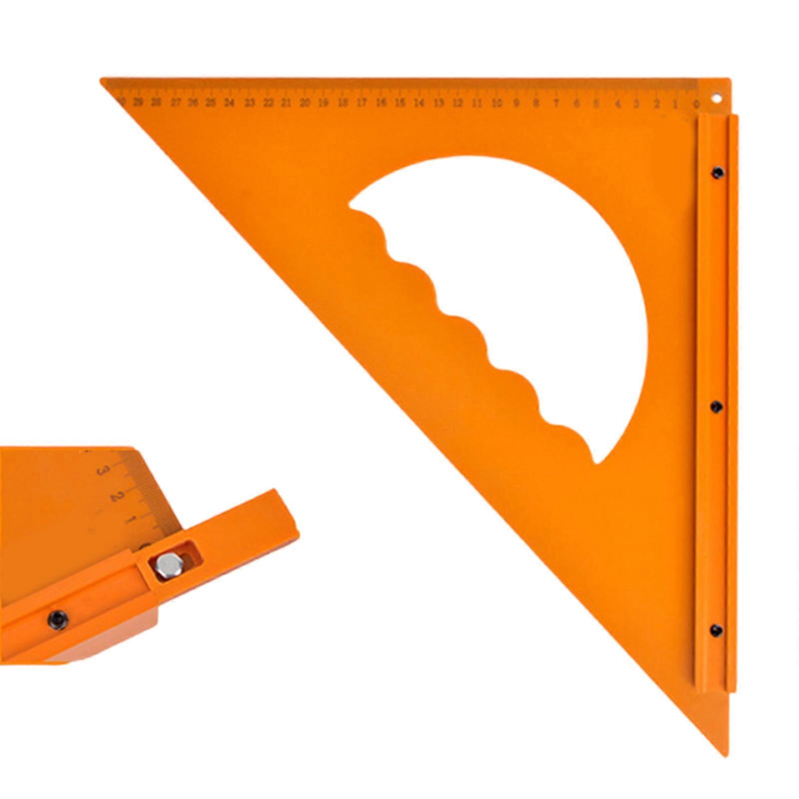 Industrial Square Right Angled Template Tool With Anti Drop Corners Suitable For Architects And Craftsmenship Projects Multicolor