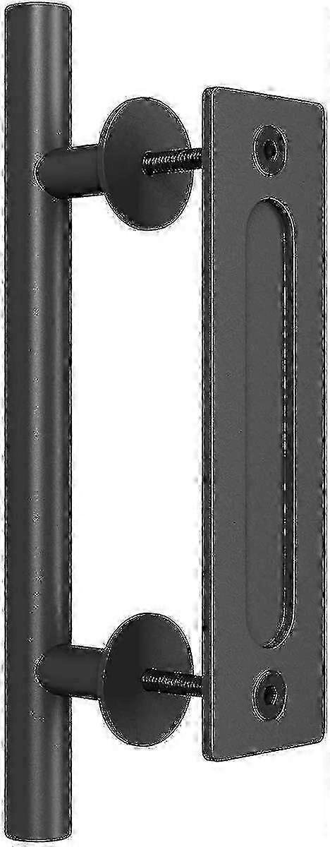 Optimized Double-Sided Sliding Wooden Door Handle with Carbon Steel Construction - 30 Cm