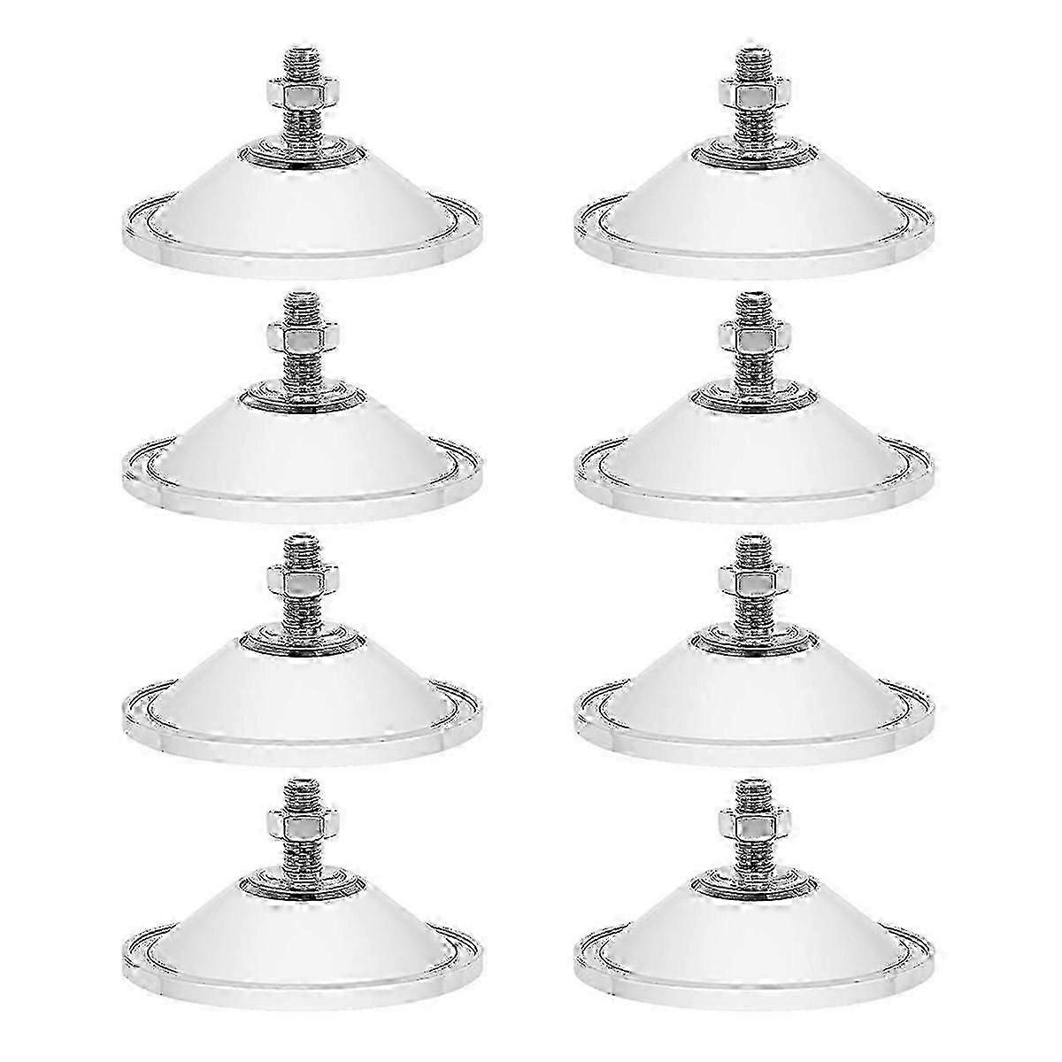 2.16Inch Clear PVC Window Suction Cups - Heavy Duty Set of 8