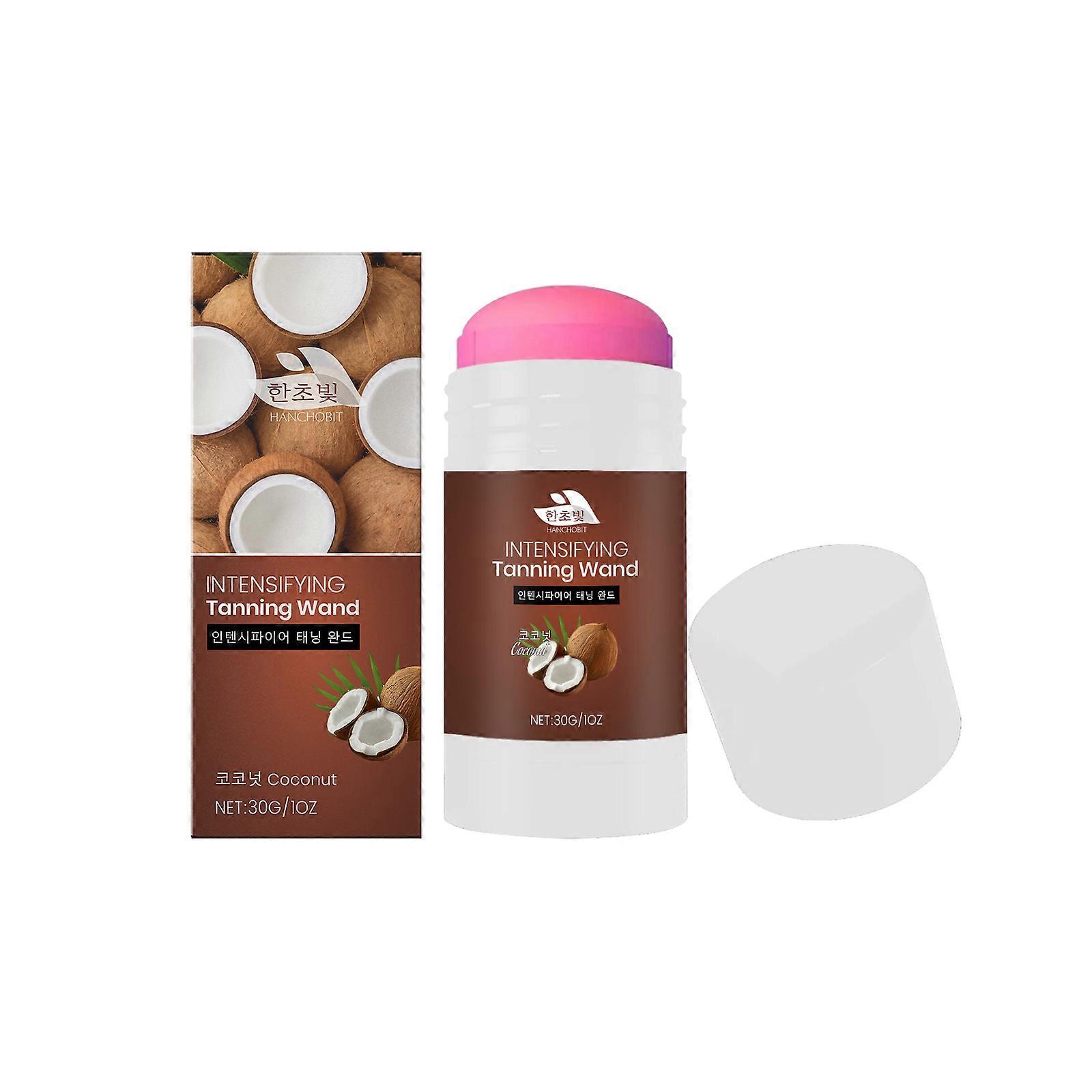 Hanchobit Coconut Black Stick Gives A Bronze-Wheat Color In Summer Without Sun Exposure, Nourishes And Hydrates The Skin, And Is Easy To Apply