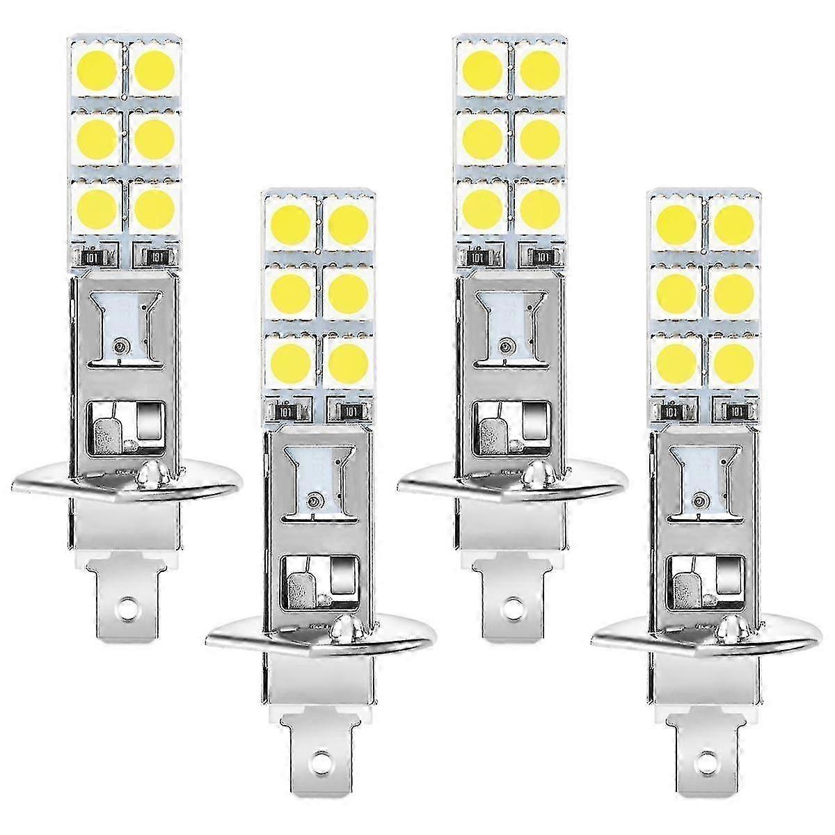 H1 6000K LED Headlight Bulbs Kit for Optimal Road Illumination