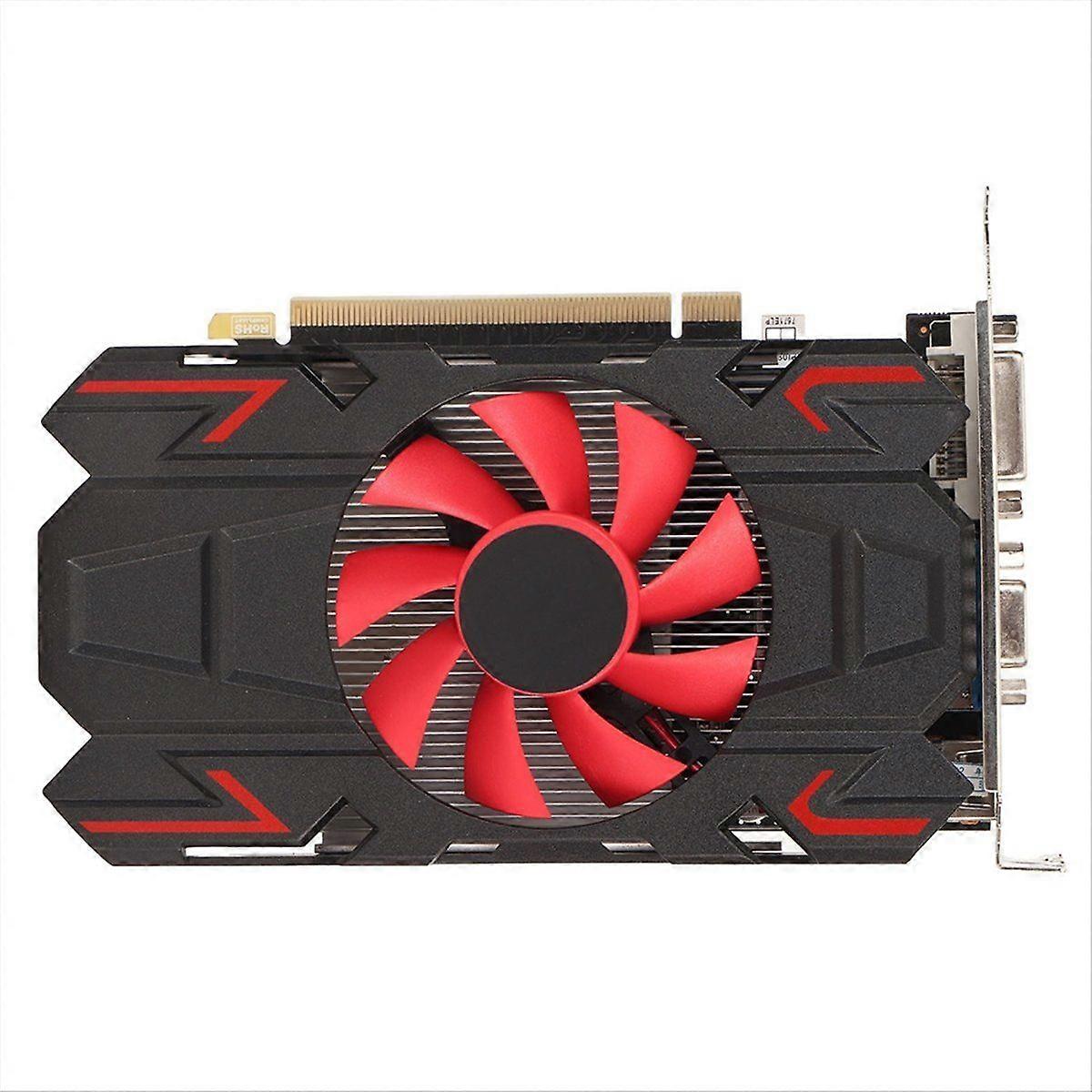 Gaming Graphics Card Easy to Install HD7670 4GB DDR5 128bit Plug and Play Graphics Card Low Noise Q
